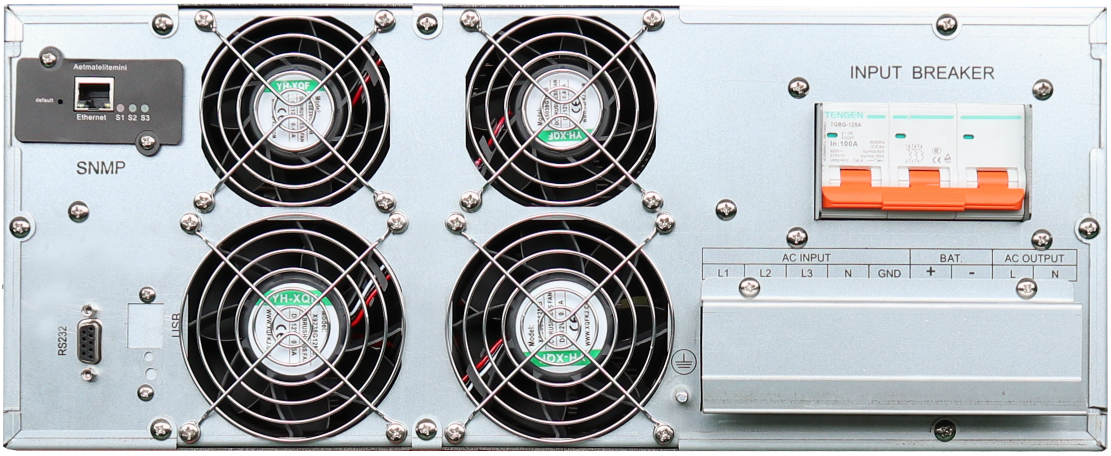 BH-T 15KVA Series Rackmount HF Online 3/1 Phase